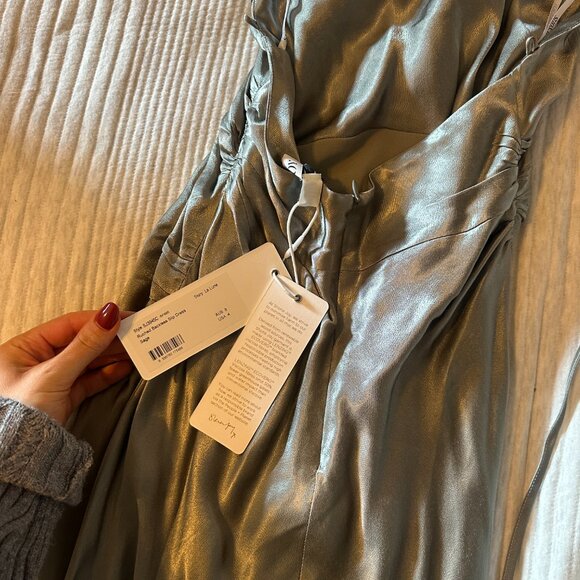 SHONA JOY: La Lune Lace Back Maxi Dress - Sage (x2!!) - Picture 5 of 11